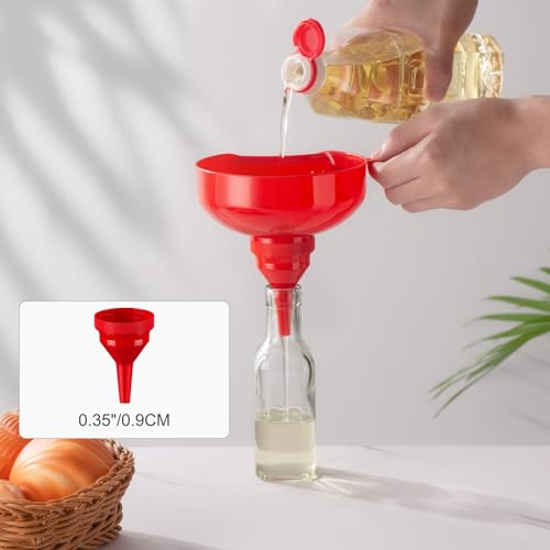 Wide Mouth Versatile Funnel for Kitchen Use for Filling Bottles