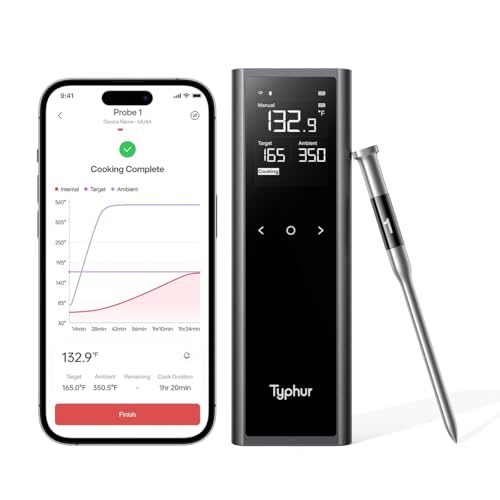 Sync One Gen 2 Smart Wireless Meat Thermometer with 6 (1 Probe)