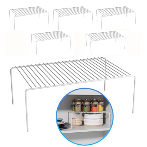 6Pack Cabinet Storage Shelf Rack (6 Count)