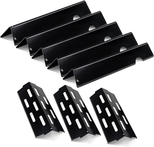 Porcelain Enameled Grill Flavorizer Bar BBQ Gas Grill Replacement Parts for Weber Genesis II 300 Series E (Porcelain Steel 3+5)