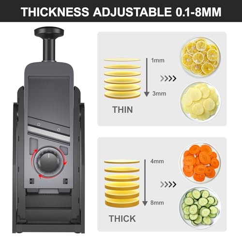 Safe Mandoline Slicer Plus (U4 Black)