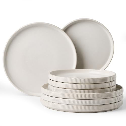 Ceramic Dinnerware Sets for 4 (Matte White)