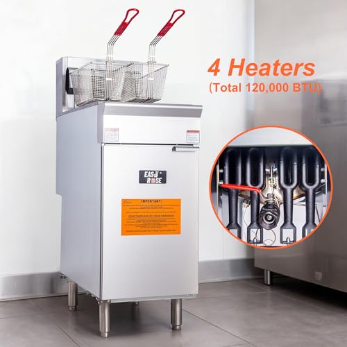 Commercial Natural Gas Fryer (Natural Gas:46-55 lbs)