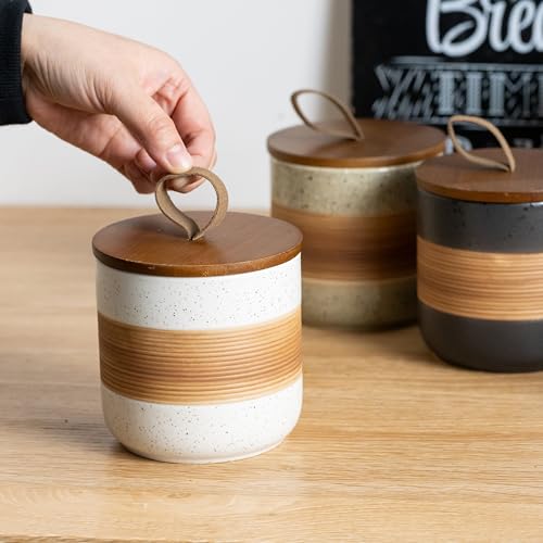 Ceramic Jar with Lid (White / 5 fl.oz)
