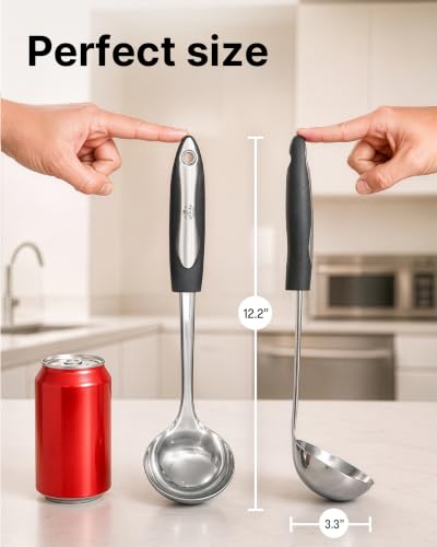 Premium Soup Ladle (Stainless Steel)