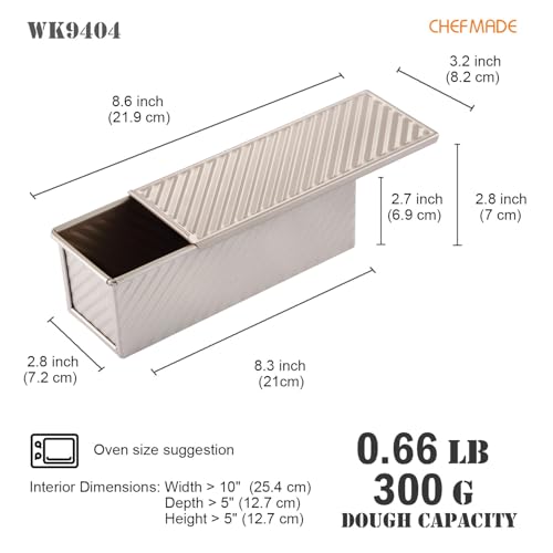 Mini Pullman Loaf Pan with Lid