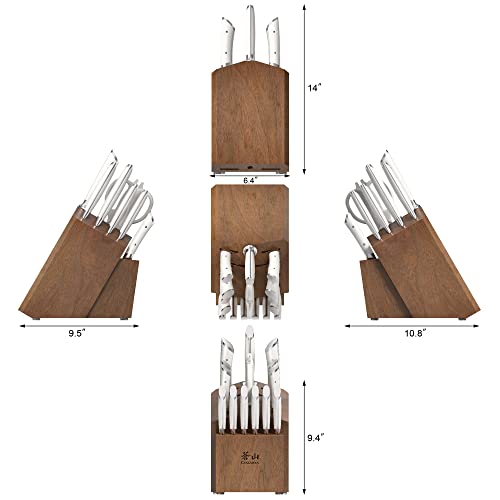 HELENA Series German Steel Forged Knife Block Set