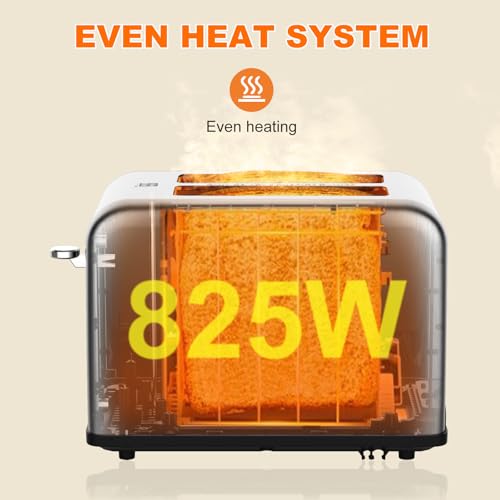 2 Slice Toaster Touch Screen (Black)
