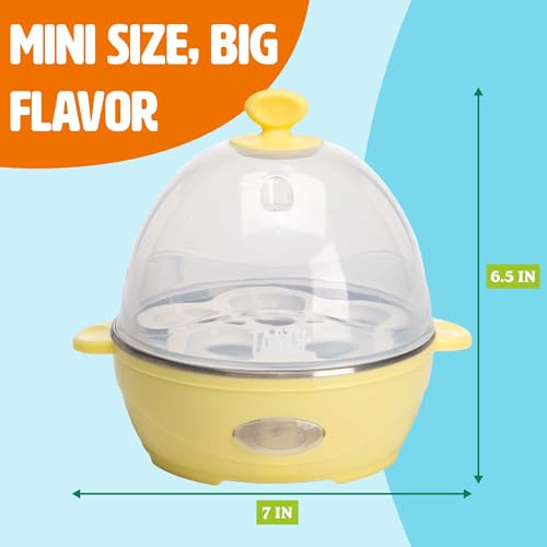Mini Rapid Egg Cooker (5-Egg / Yellow)