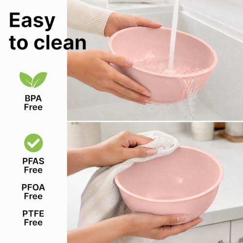 12 Piece Plastic Mixing Bowls with Lids Set (452.48 Count)