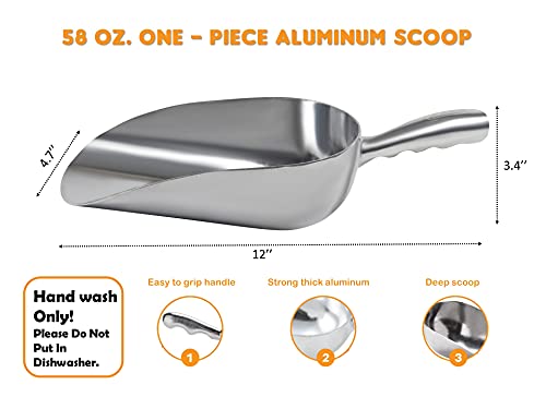 Cast Aluminum Utility Scoop