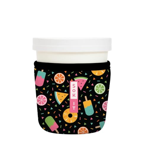 IceCreamSok Insulated Neoprene Cover (Summer Sweets / Fits Tapered Pints)