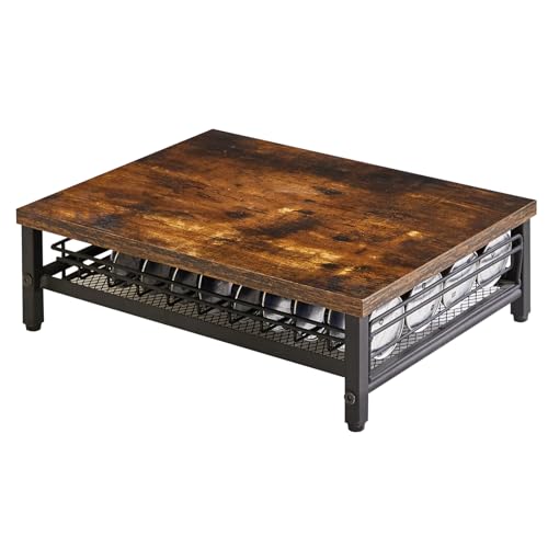 Coffee Pod Drawer Holder for Nespresso Vertuo Pods (40 Pods Nespresso / Rustic Brown)