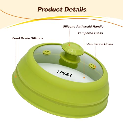 Microwave Splatter Cover (Green / 9inch)
