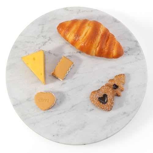 12" Marble Lazy Susan Turntable (Bianco Carrara / 12")