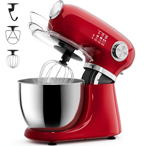 Stand Mixer 12 Speeds Tilt (Red)