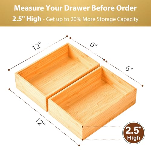 Bamboo Kitchen Utensils Organizer