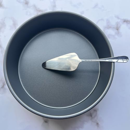 10×2.6 Inch Deep Pie Pan with Cake Server for Pie Tart Quiche Baking. Round Cake Pan with Non (10IN)
