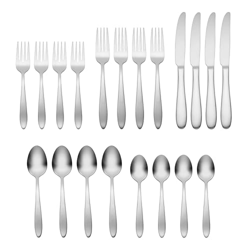 Mooncrest Satin 20 (20 Piece / 20 Piece Flatware Set, Satin Finish)