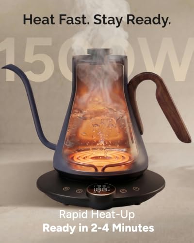 Gooseneck Electric Kettle (Navy Blue)