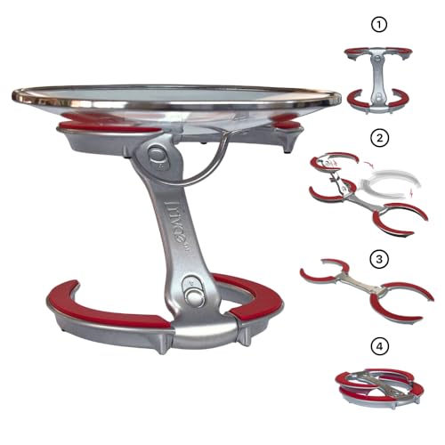 Pot Lid Holder While Cooking (Flame Red)