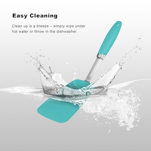 5 Piece Silicone Spatulas Set with Tongs