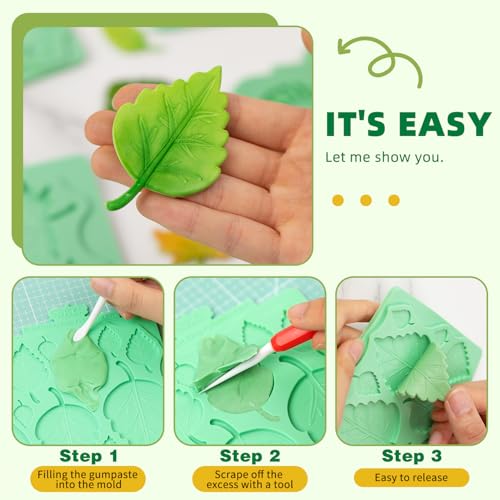 Silicone Leaf Molds (2 Pcs(leaf))
