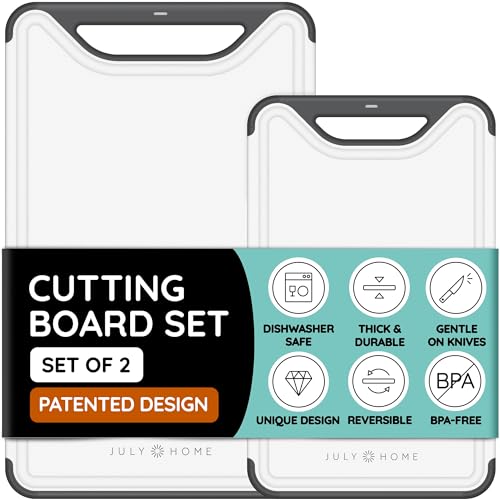Cutting Boards for Kitchen (Black / Set of 2 (16"x10", 13"x8"))