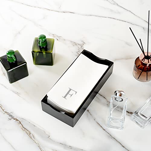 Silver F White Linen Feel Guest Towel Napkin (Silver / 2000 Count / F)