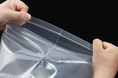 100Pcs 10"x13" Thick 3Mil Clear Reclosable Zip Seal Lock Plastic Poly Bags (100 Count)