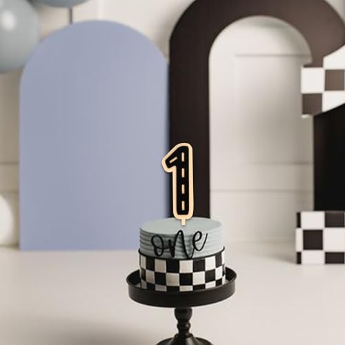 Race Car 1st Birthday Cake Topper