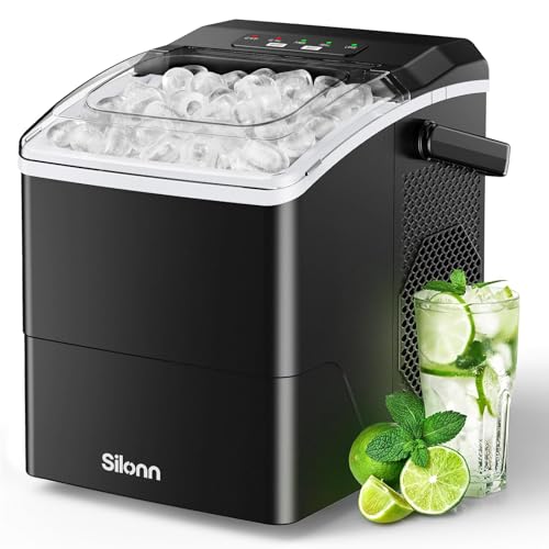 Countertop Ice Maker (Rock Black / 26lbs)
