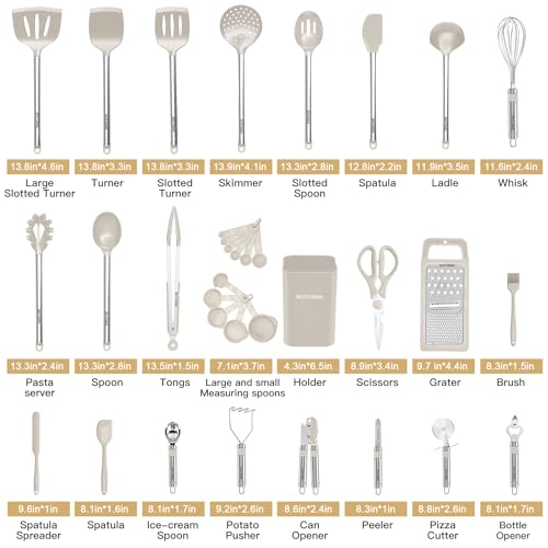 Kitchen Utensil Set (Khaki)