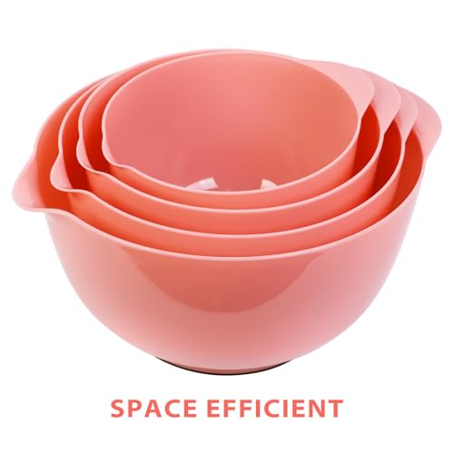 Classic Mixing Bowls Set of 4 (Red)