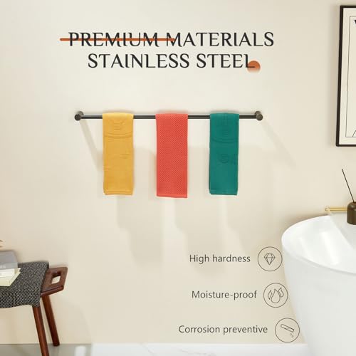 Towel Bars Oil Rubbed Bronze for Bathroom Wall Mounted 36 (Oil Rubbed Bronze / 36-Inch)