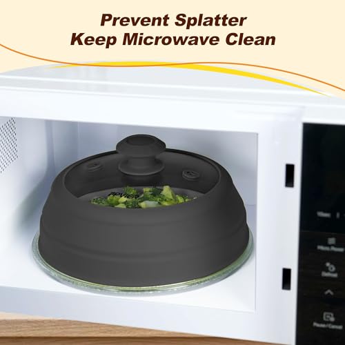 Microwave Splatter Cover (Black / 9inch)