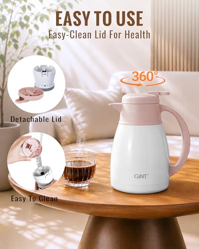 Insulated Coffee Carafe 34 Oz (White / 34 oz)