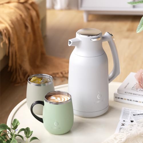 Thermal Coffee Carafe 68oz (White / 68 Ounces)