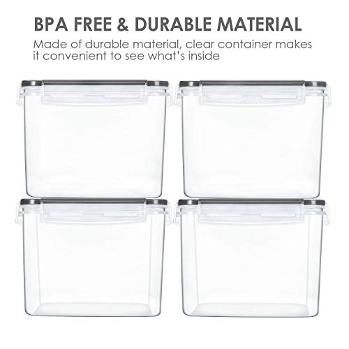 3.6L Food Storage Containers (Black / 3.6L)