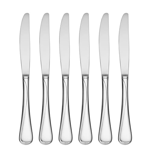 Flight Dinner Knives Silverware Set for 6 (Dinner Knives, Set of 6)