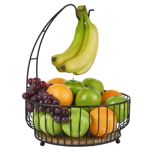 Savannah Fruit Storage Basket with Removable Banana Hook (Fruit Storage Basket)