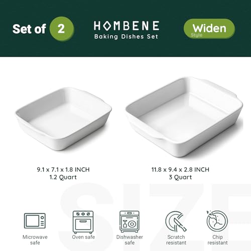 HOMBENE Casserole Dish (2 Count)