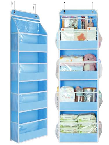5 Tier Over the Door Organizer (Blue / 5 Tier)