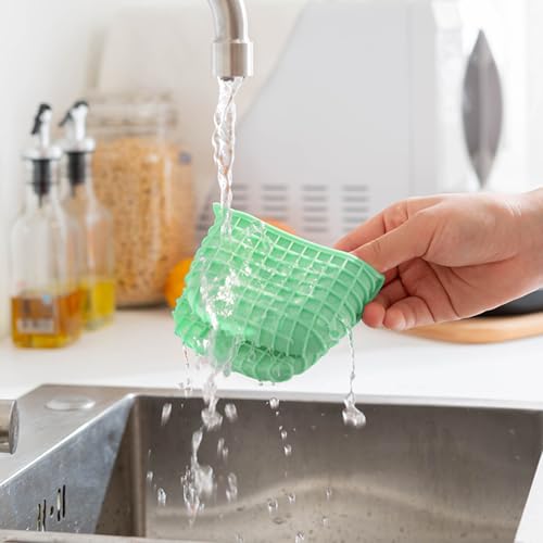 Mini Silicone Oven Mitts Set (Green-square)