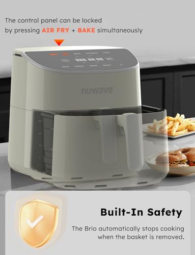 Brio Plus 8 Qt Air Fryer (Vanilla Cream)