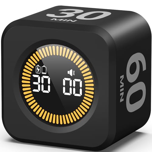 Pomodoro Timer (Black 5-10-30-60 Min)