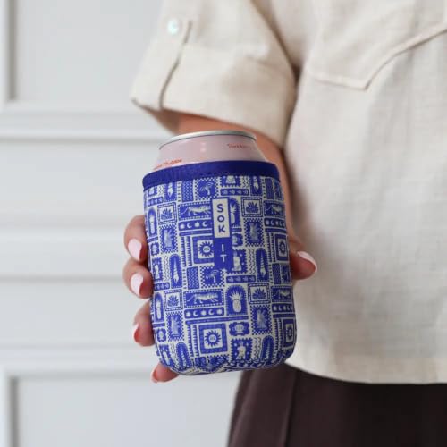 CanSok Sleeve for Beer & Soda Insulated Neoprene Cover (Off the Grid / 12oz Can Sleeve)