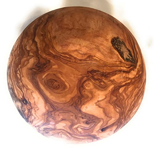 12" Artisan Olive Wood Serving Bowl (XXL 12 inch)