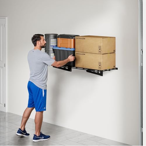 1 Pack 1x3ft Garage Shelving Wall (1 pack-1x3 ft / Black)