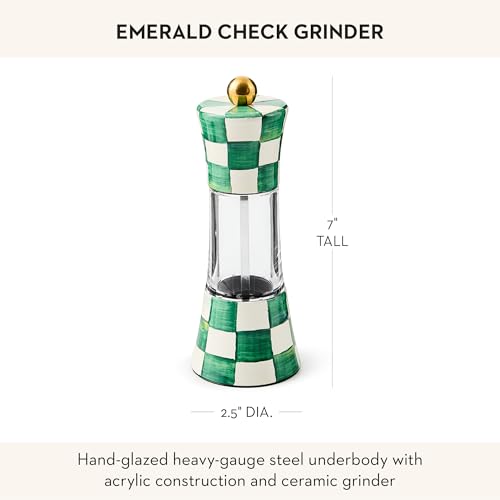 Enamel Grinder (Emerald Check)